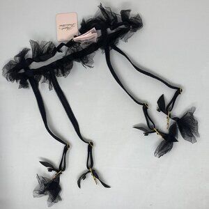 Agent Provocateur Fawn Black Suspender NWT